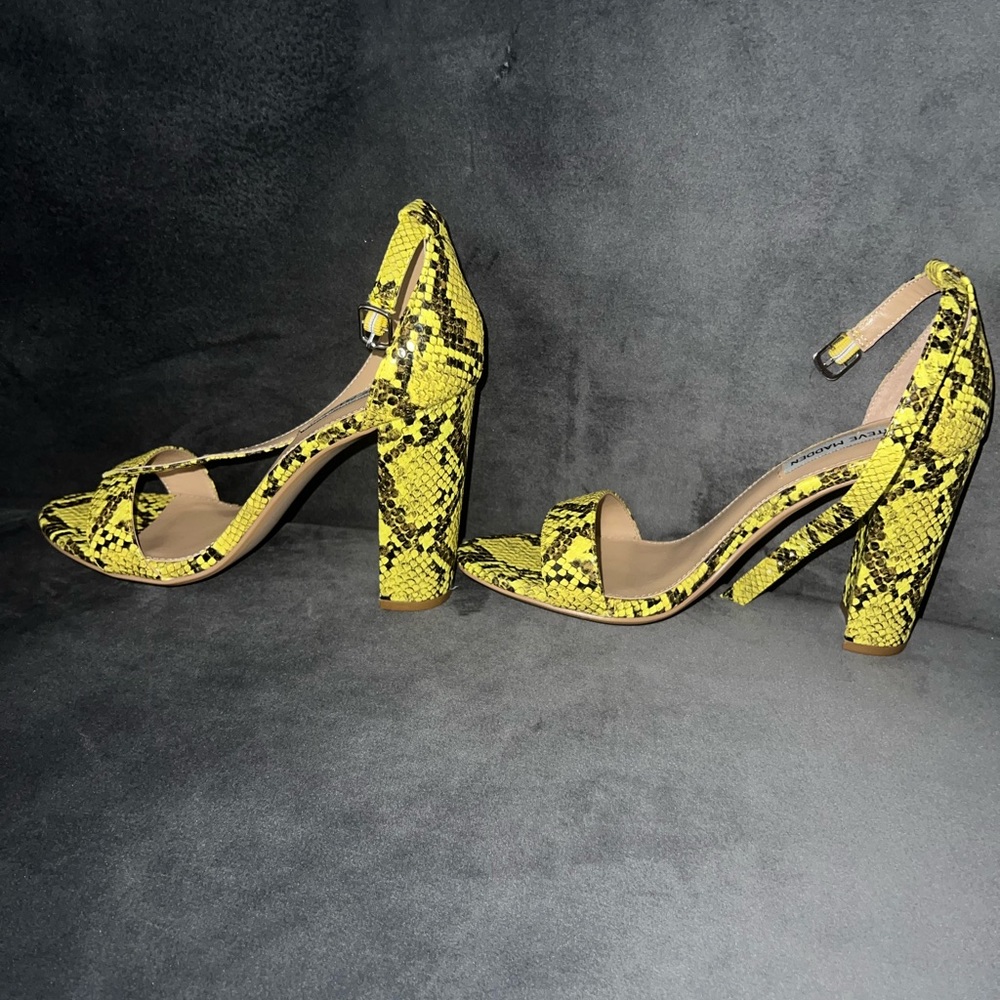 Steve Madden snakeskin heels